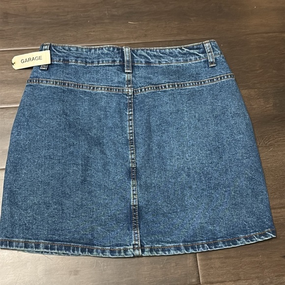 Garage high rise button front Jean denim skirt size medium- blue- brand NEW - Picture 5 of 6